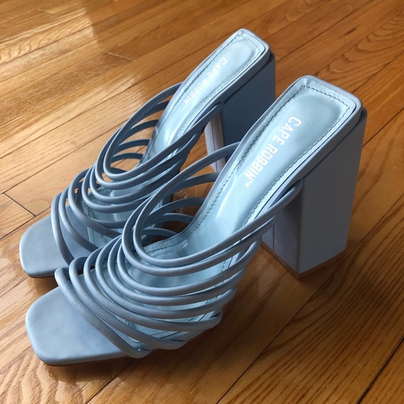 baby blue heels